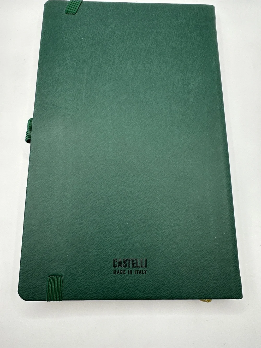 Castelli Green Journal Celebrating 30 Years of eBay Lined Pages Ribbon Bookmark